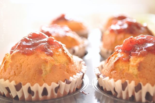 muffins_fraise muffins à la fraise