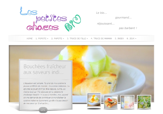 Home page Les Petites Chozes Bio