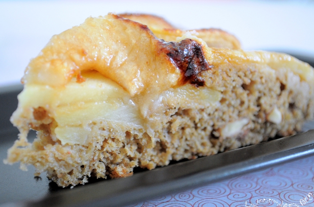 Gâteau pomme et noix